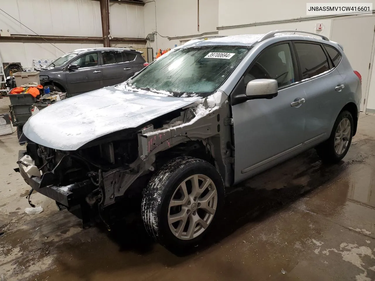 2012 Nissan Rogue S VIN: JN8AS5MV1CW416601 Lot: 39700694