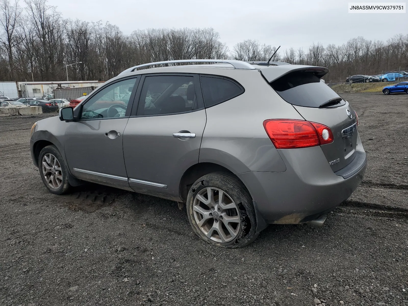 2012 Nissan Rogue S VIN: JN8AS5MV9CW379751 Lot: 40168574