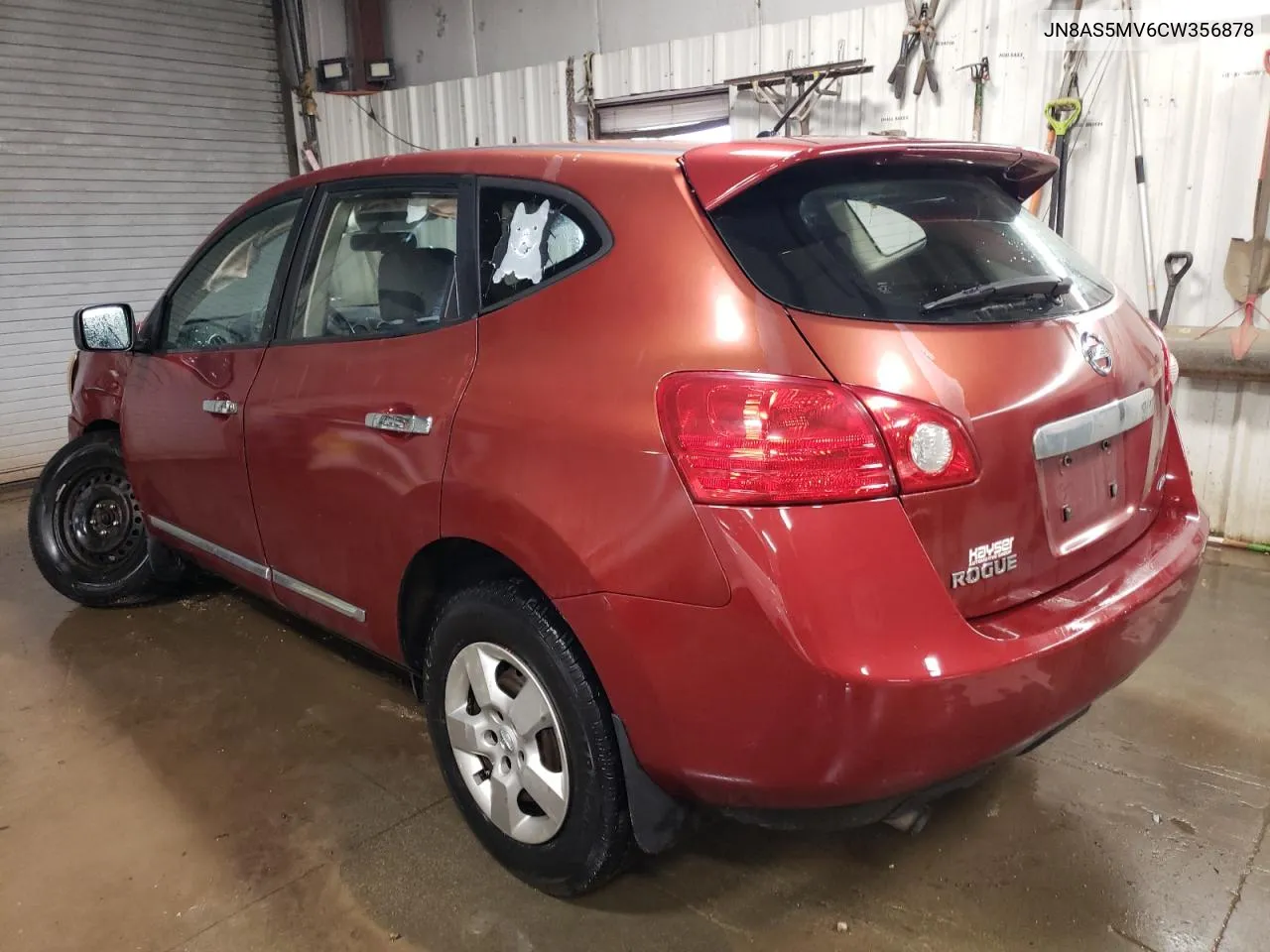 2012 Nissan Rogue S VIN: JN8AS5MV6CW356878 Lot: 47690854