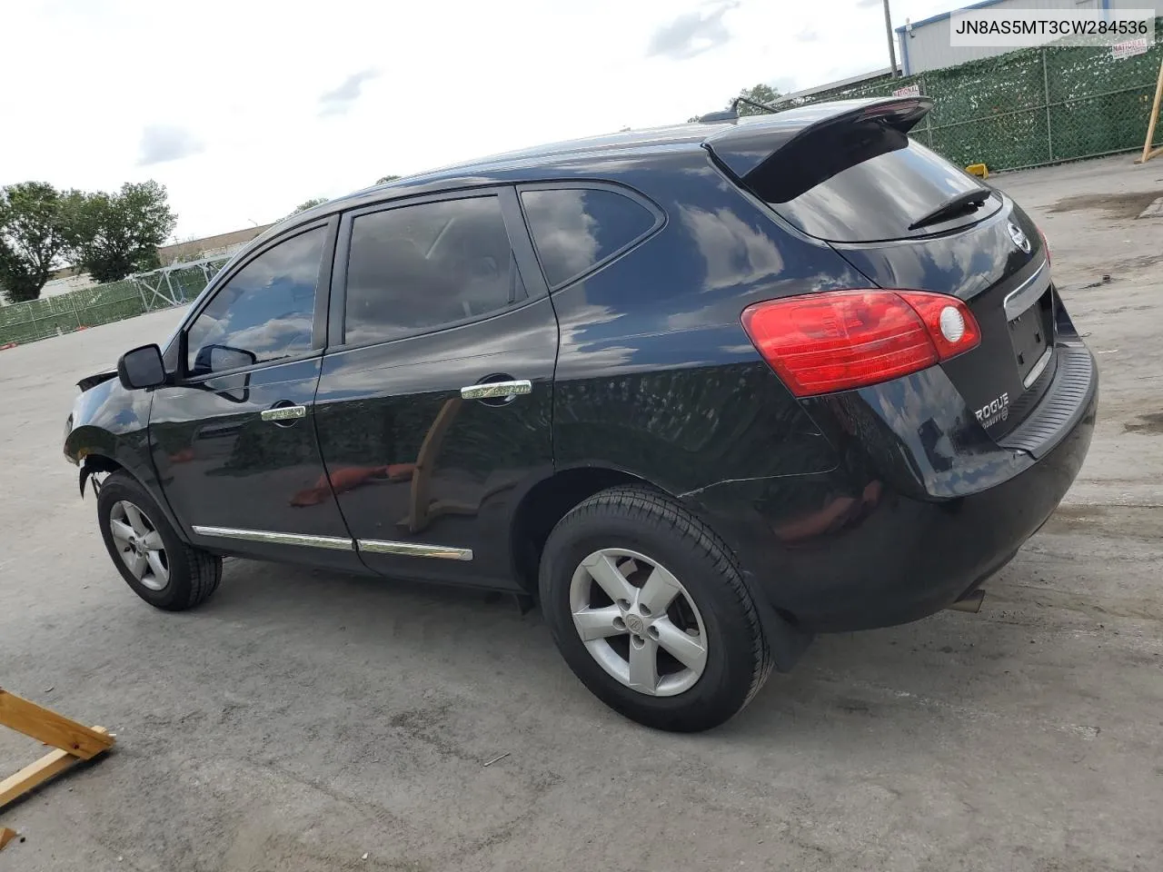 JN8AS5MT3CW284536 2012 Nissan Rogue S