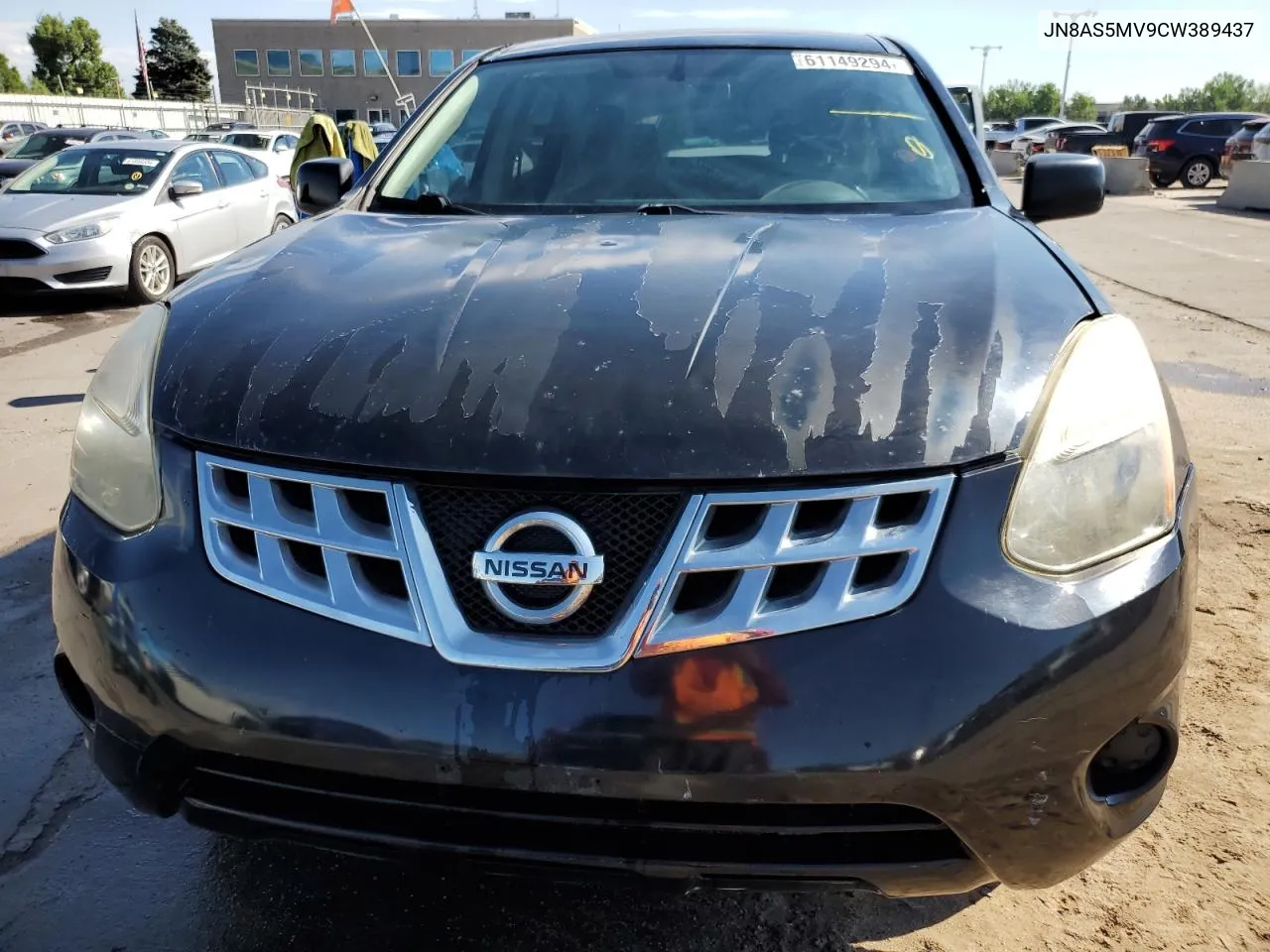 2012 Nissan Rogue S VIN: JN8AS5MV9CW389437 Lot: 61149294