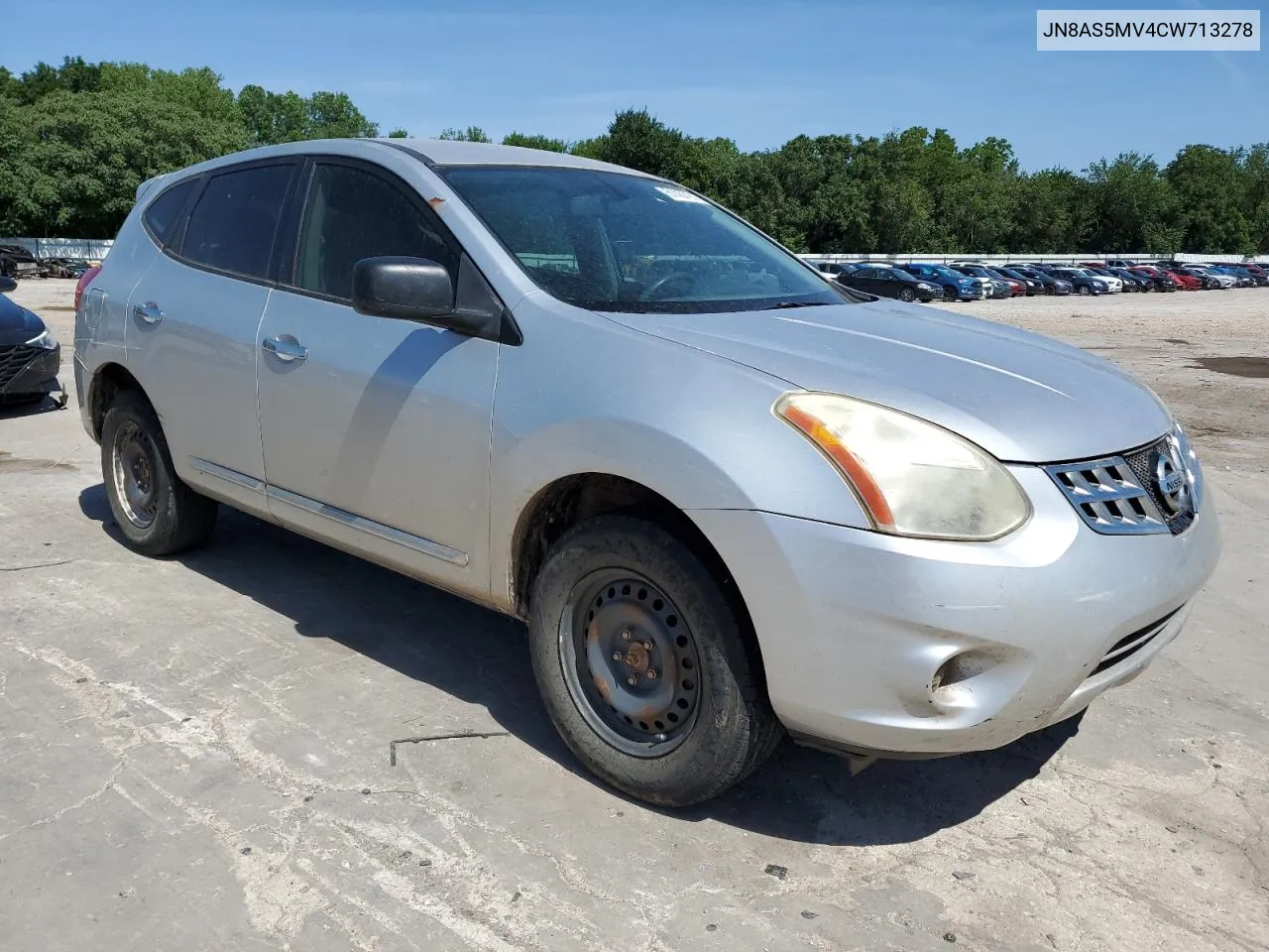 2012 Nissan Rogue S VIN: JN8AS5MV4CW713278 Lot: 61437914