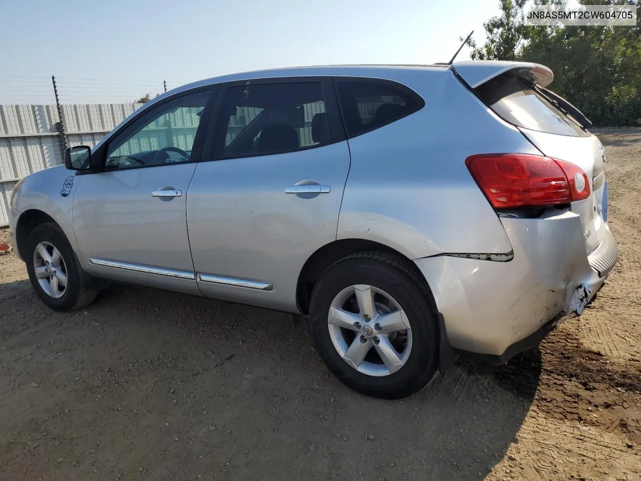 2012 Nissan Rogue S VIN: JN8AS5MT2CW604705 Lot: 61871454