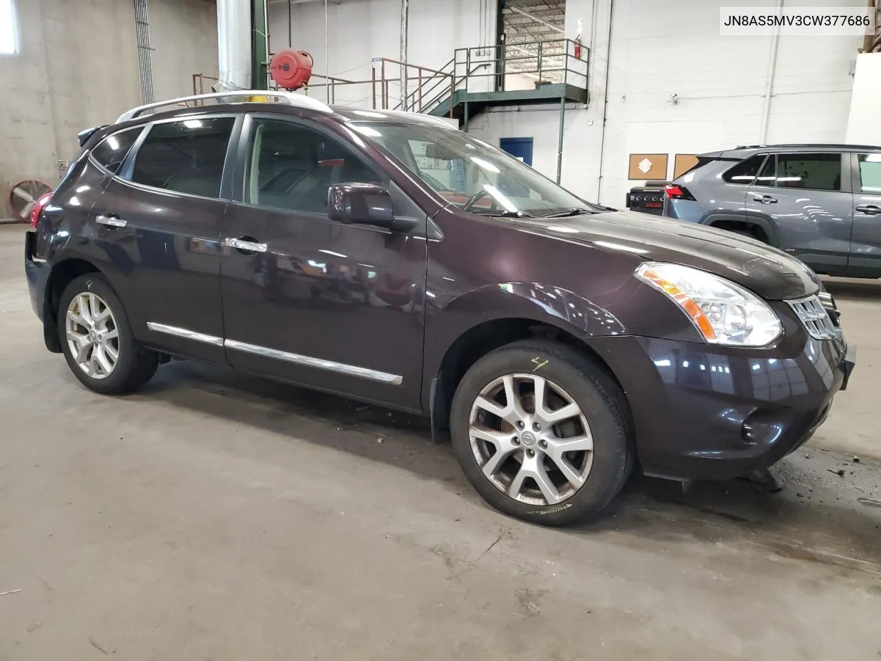 2012 Nissan Rogue S VIN: JN8AS5MV3CW377686 Lot: 62241824