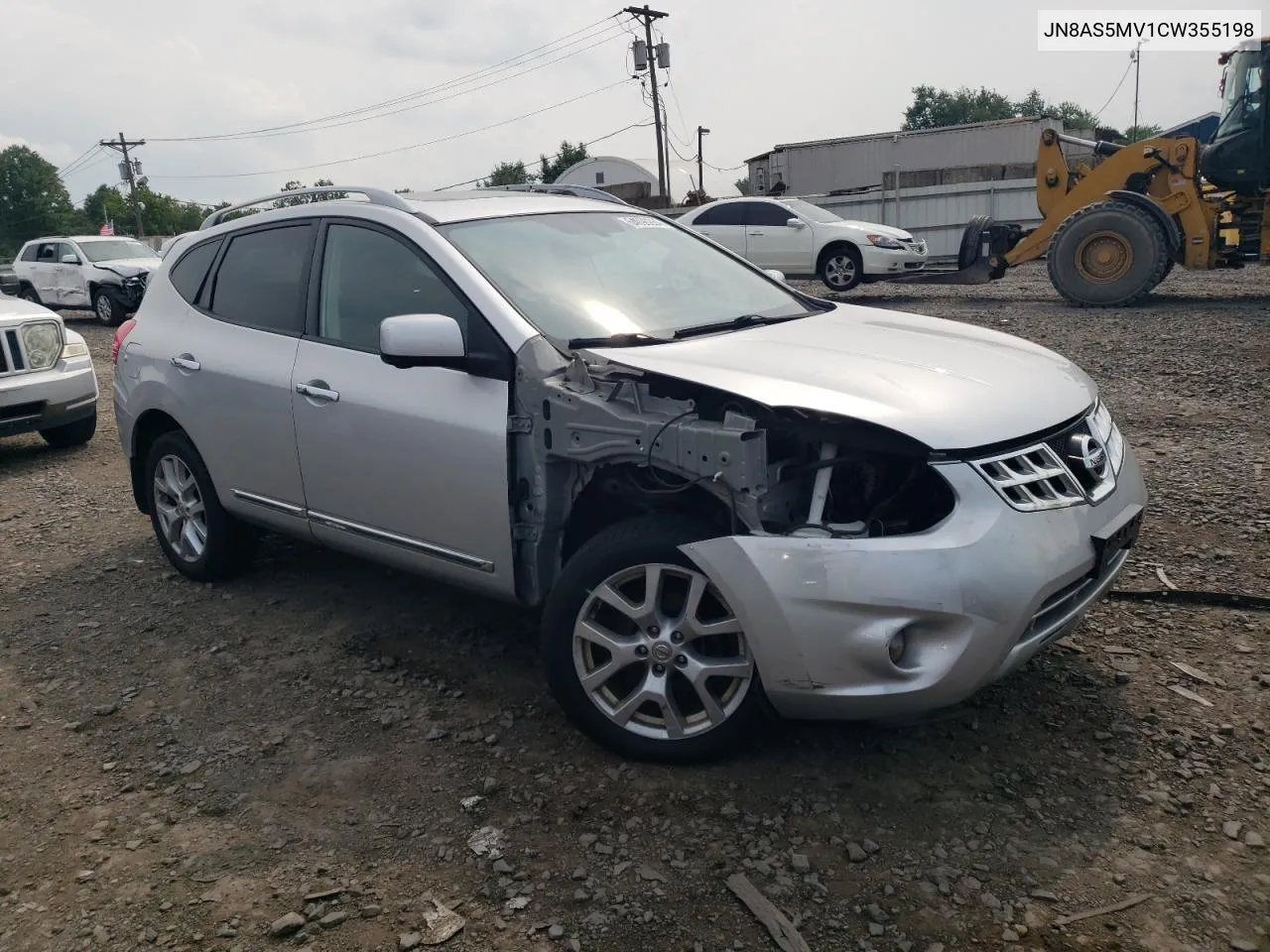 2012 Nissan Rogue S VIN: JN8AS5MV1CW355198 Lot: 64096284