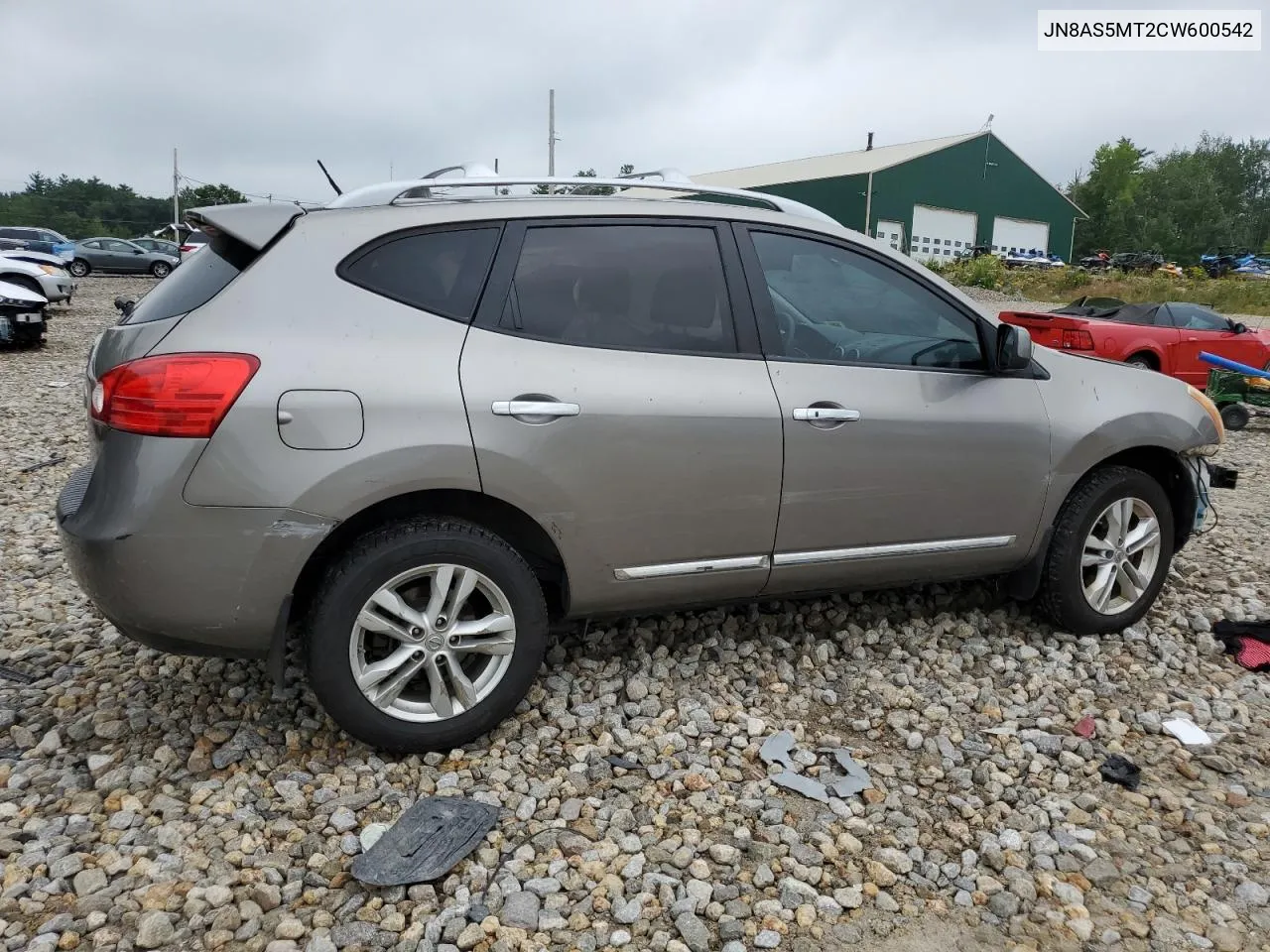 2012 Nissan Rogue S VIN: JN8AS5MT2CW600542 Lot: 65060164