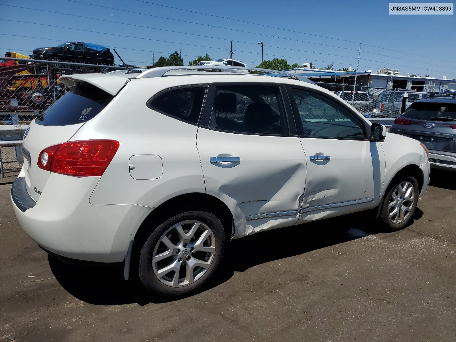 2012 Nissan Rogue S VIN: JN8AS5MV1CW408899 Lot: 65290024