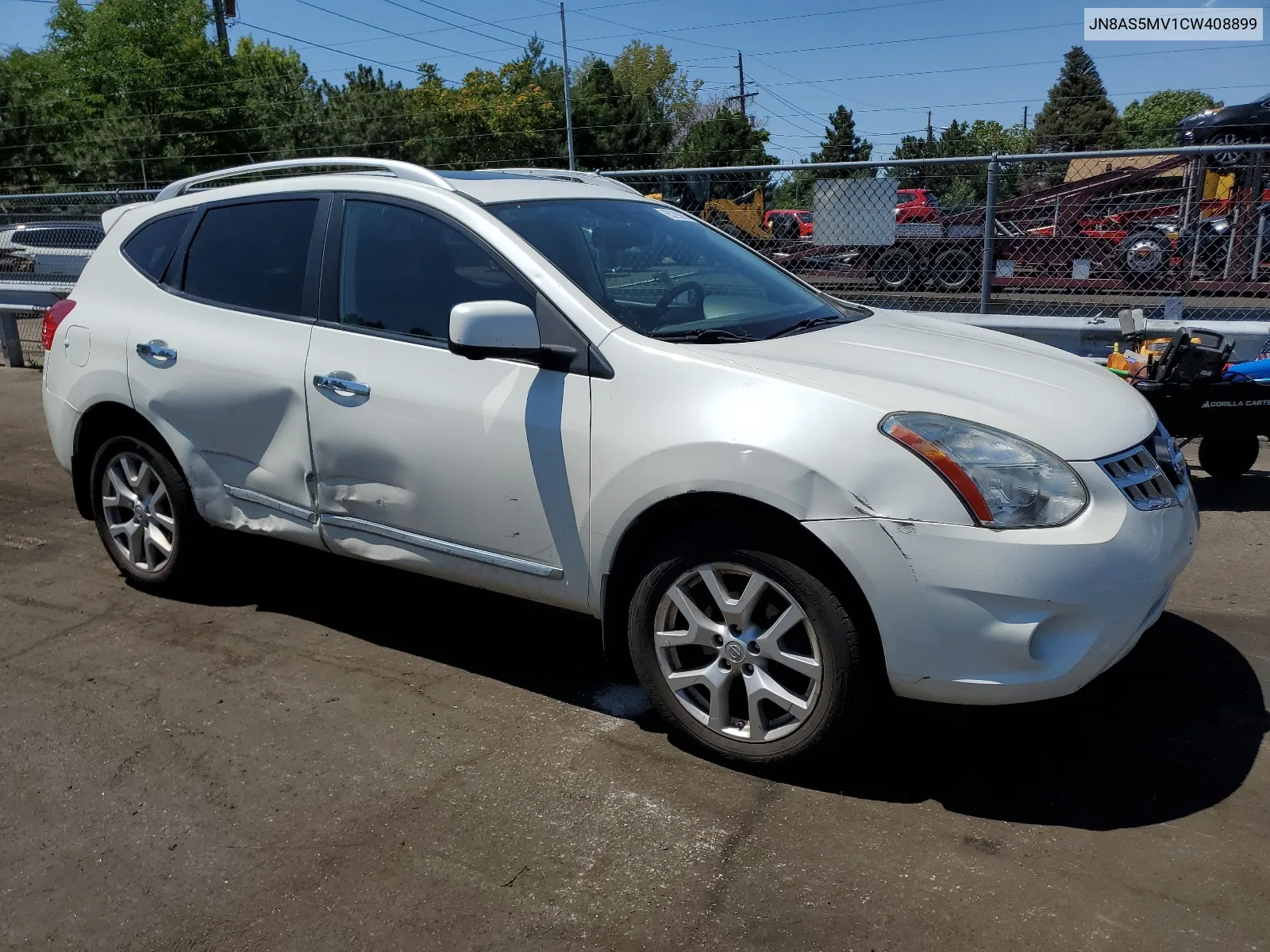 2012 Nissan Rogue S VIN: JN8AS5MV1CW408899 Lot: 65290024