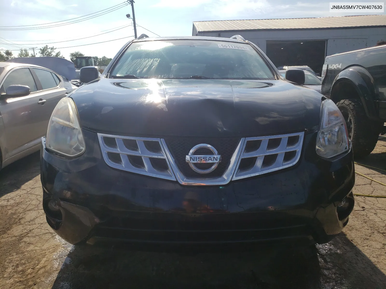 2012 Nissan Rogue S VIN: JN8AS5MV7CW407630 Lot: 66117694