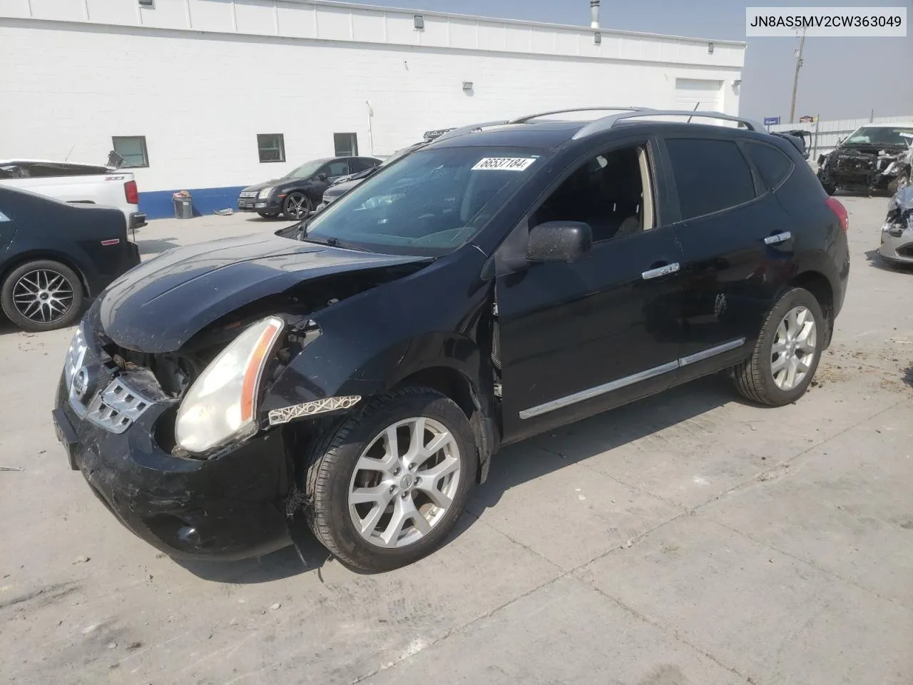 2012 Nissan Rogue S VIN: JN8AS5MV2CW363049 Lot: 66537184