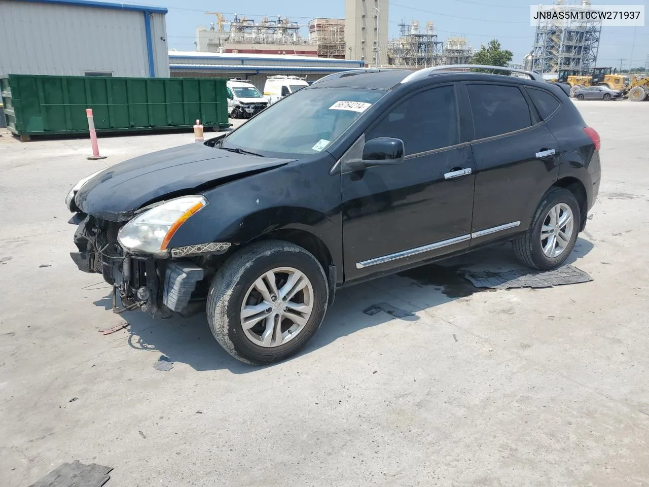 2012 Nissan Rogue S VIN: JN8AS5MT0CW271937 Lot: 66764214