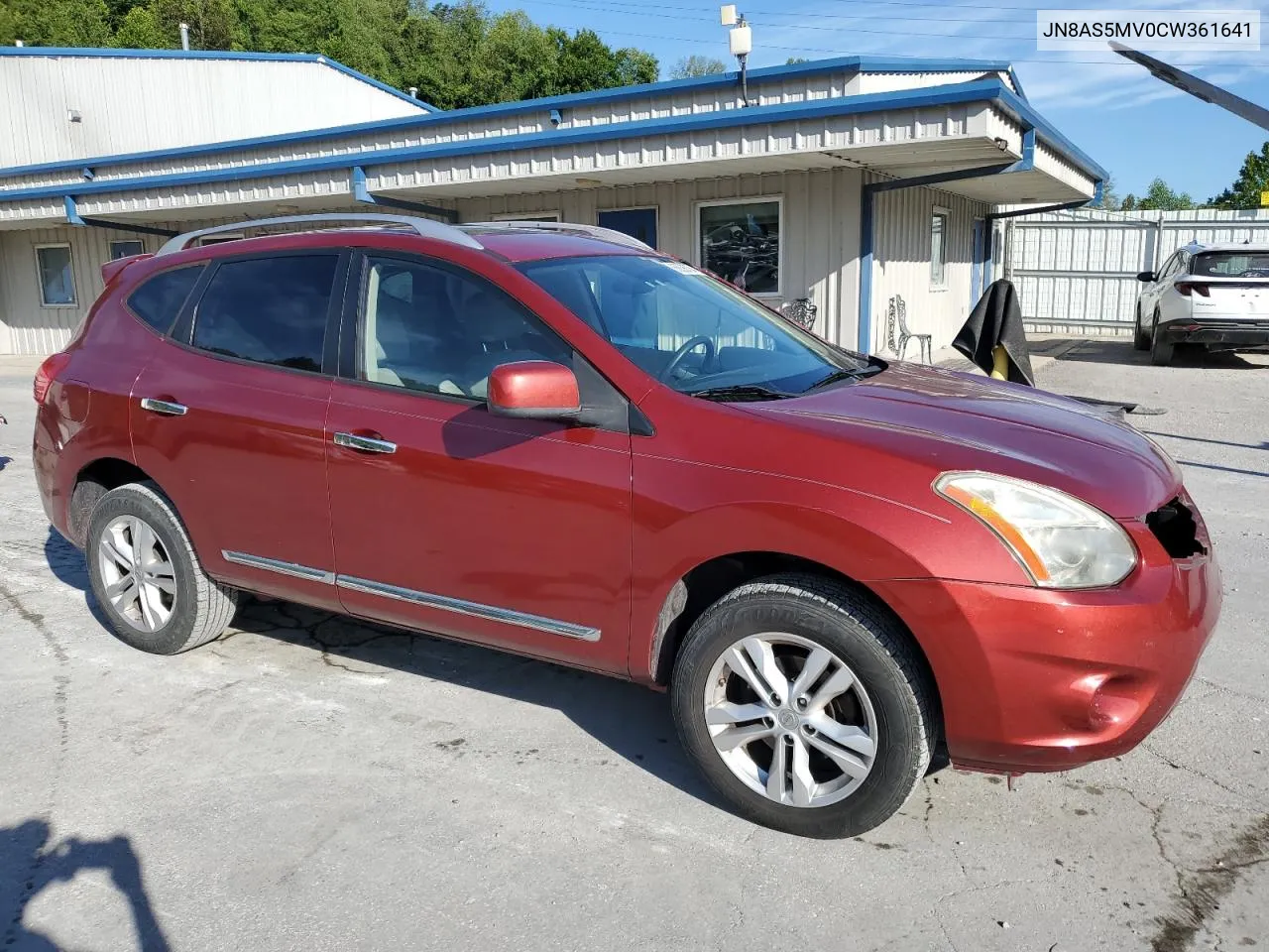 2012 Nissan Rogue S VIN: JN8AS5MV0CW361641 Lot: 66898384