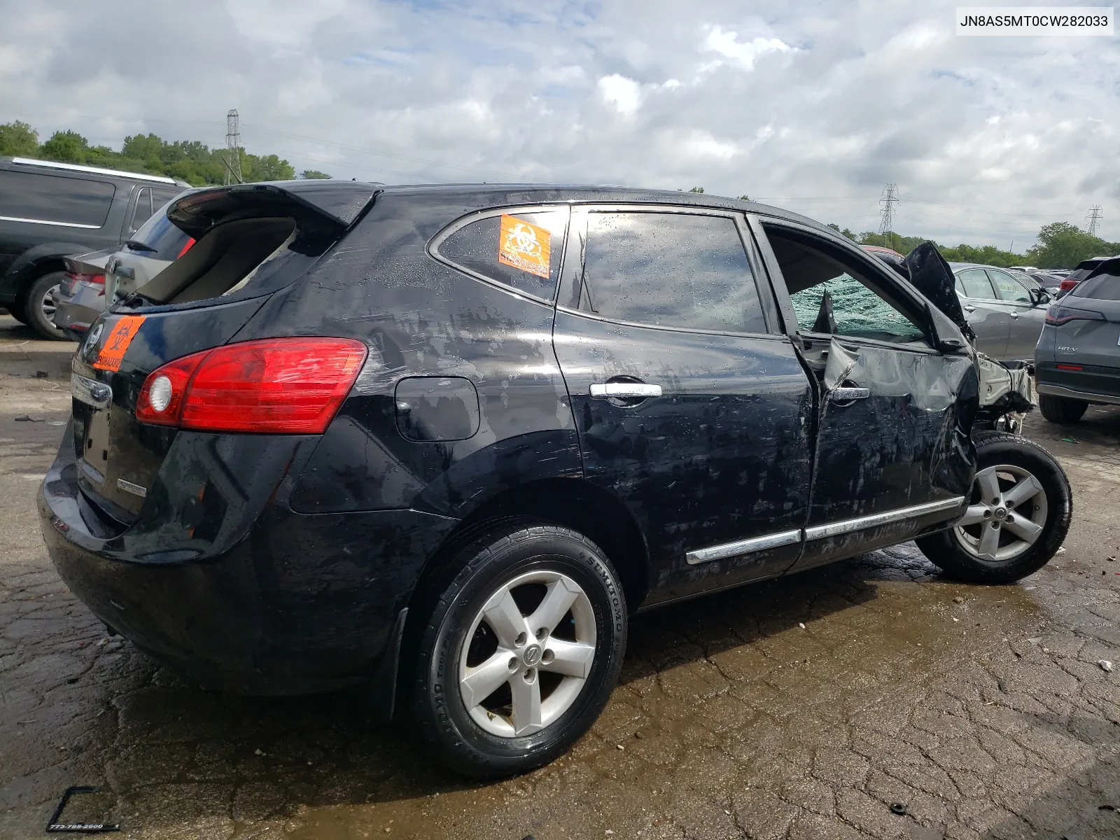 2012 Nissan Rogue S VIN: JN8AS5MT0CW282033 Lot: 66975104