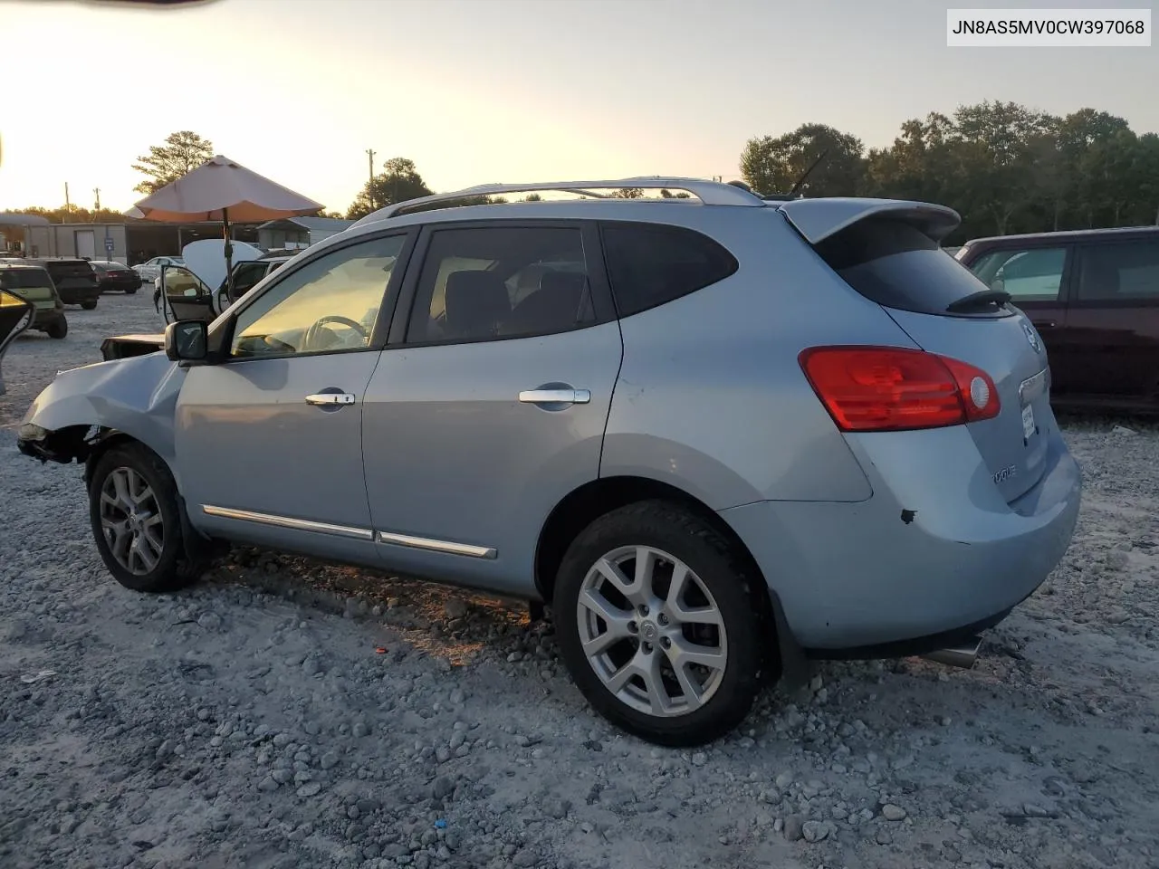 2012 Nissan Rogue S VIN: JN8AS5MV0CW397068 Lot: 67038484