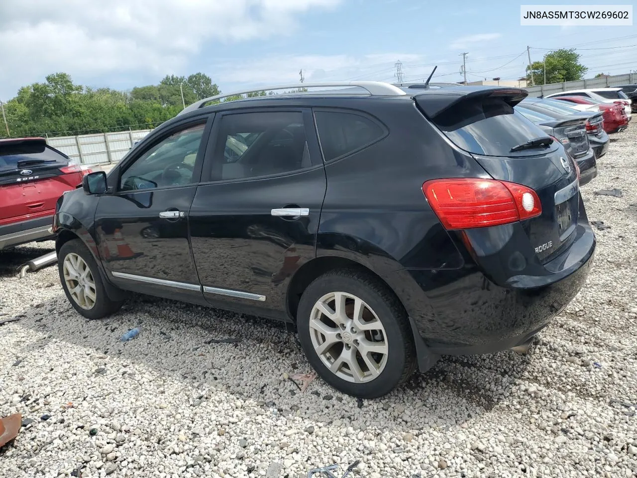 JN8AS5MT3CW269602 2012 Nissan Rogue S