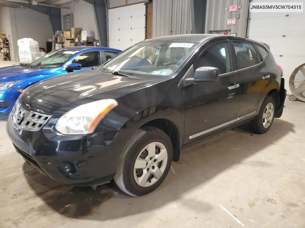 2012 Nissan Rogue S VIN: JN8AS5MV5CW704315 Lot: 67308124