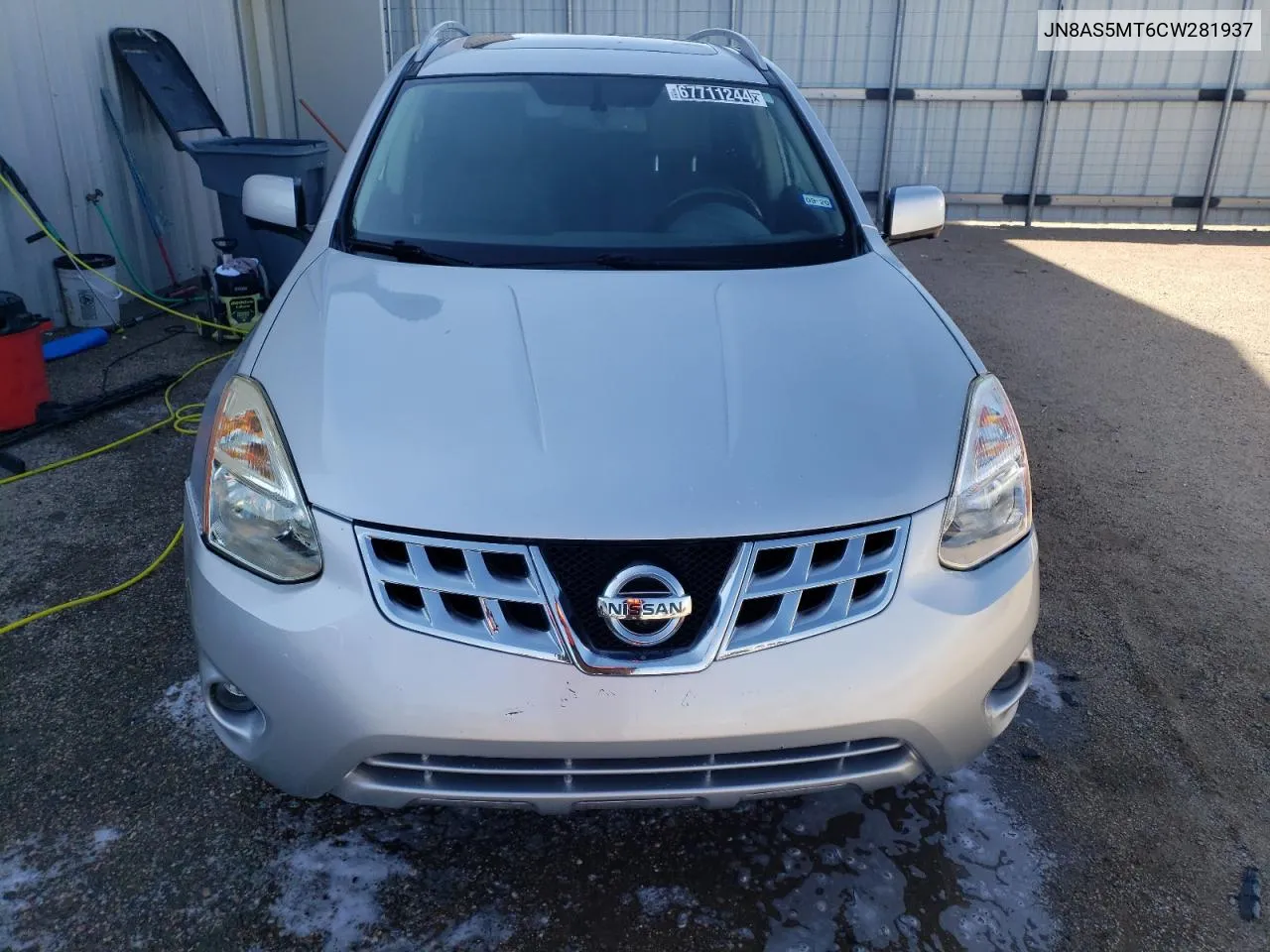 JN8AS5MT6CW281937 2012 Nissan Rogue S