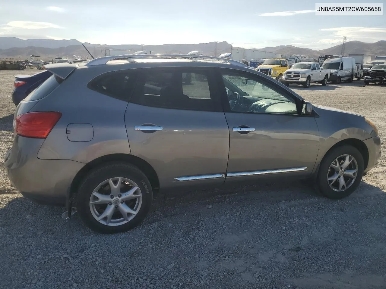 2012 Nissan Rogue S VIN: JN8AS5MT2CW605658 Lot: 68273484