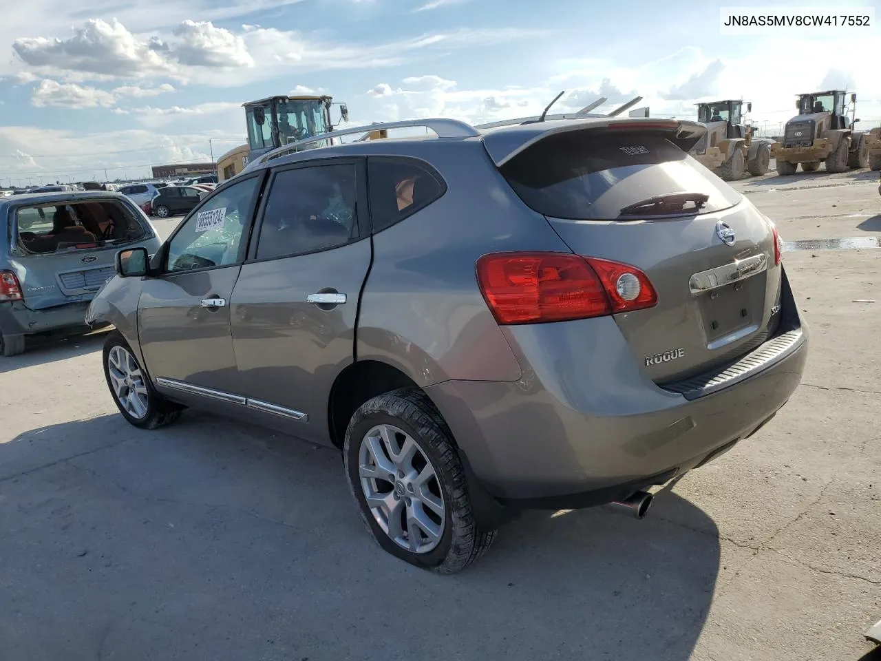 2012 Nissan Rogue S VIN: JN8AS5MV8CW417552 Lot: 68555124