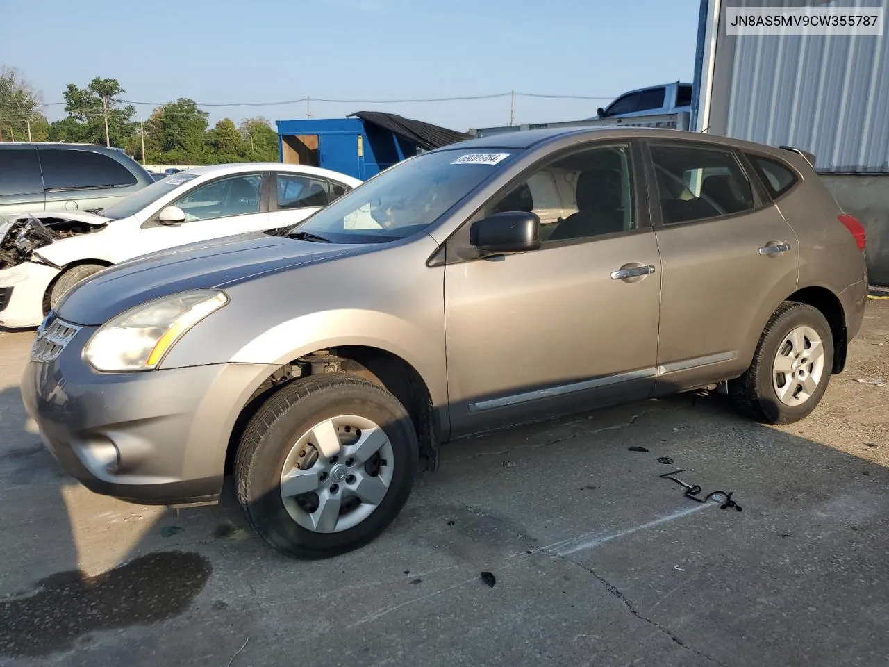 2012 Nissan Rogue S VIN: JN8AS5MV9CW355787 Lot: 69201784