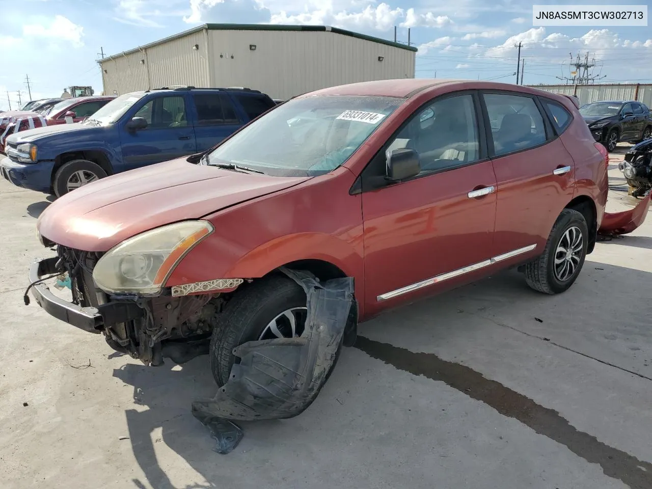 2012 Nissan Rogue S VIN: JN8AS5MT3CW302713 Lot: 69331014