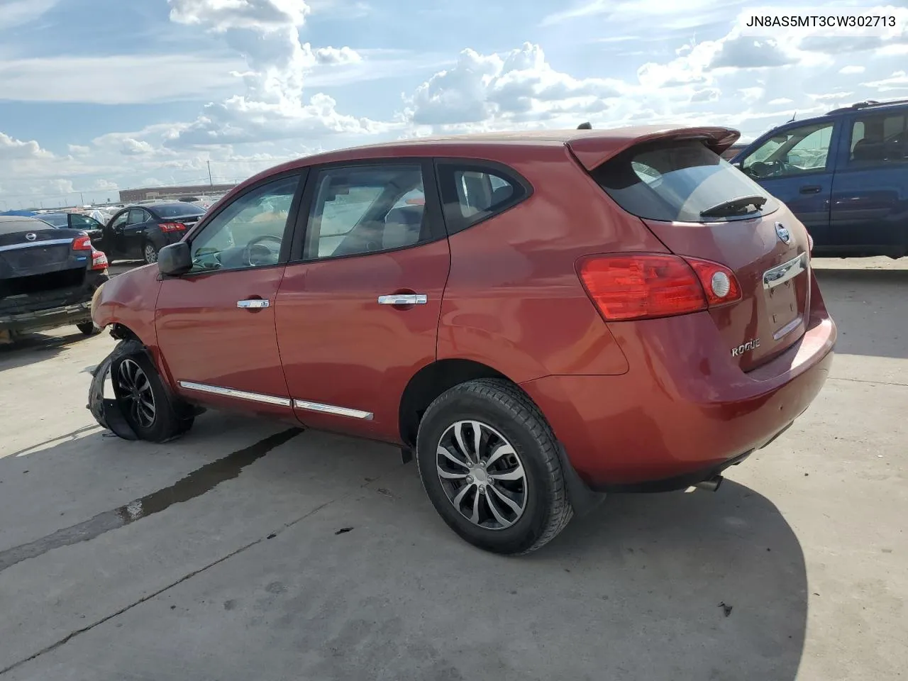 2012 Nissan Rogue S VIN: JN8AS5MT3CW302713 Lot: 69331014