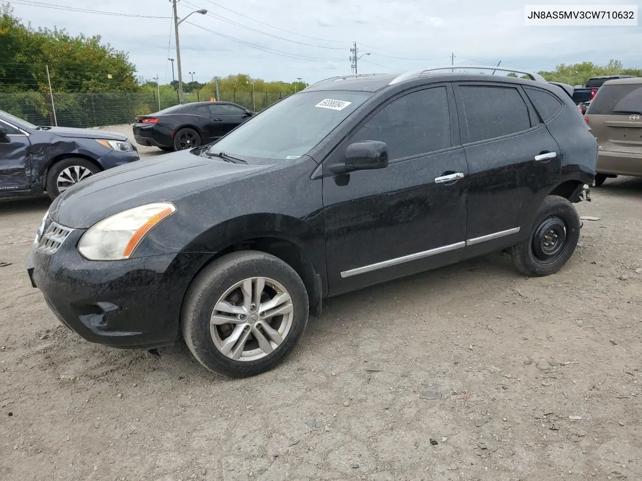 2012 Nissan Rogue S VIN: JN8AS5MV3CW710632 Lot: 69388084