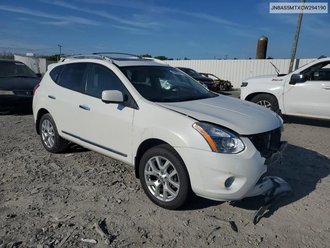 2012 Nissan Rogue S VIN: JN8AS5MTXCW294190 Lot: 69695544