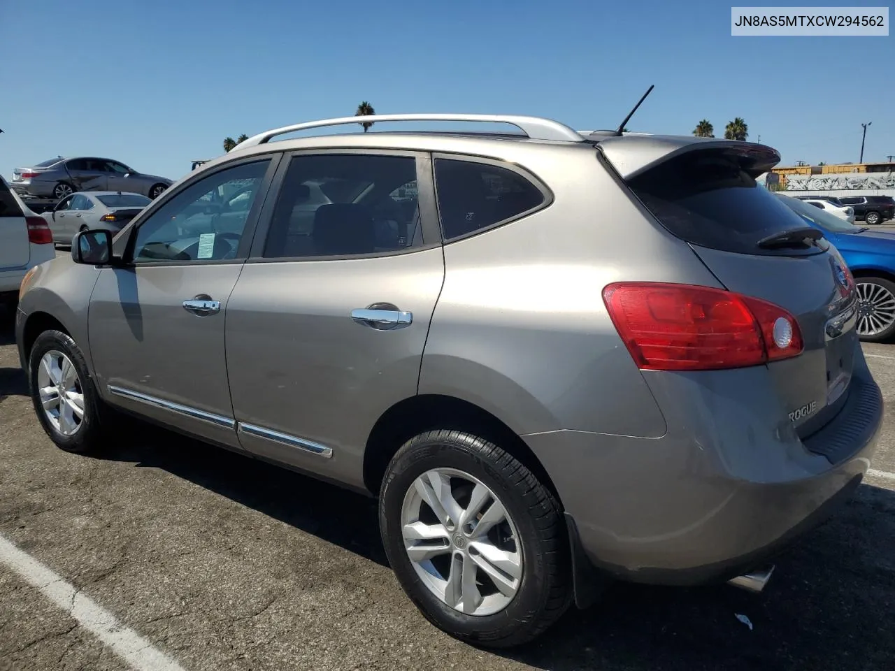 2012 Nissan Rogue S VIN: JN8AS5MTXCW294562 Lot: 69879004