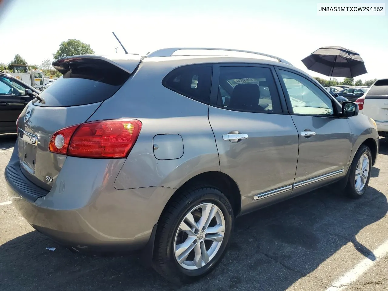 2012 Nissan Rogue S VIN: JN8AS5MTXCW294562 Lot: 69879004