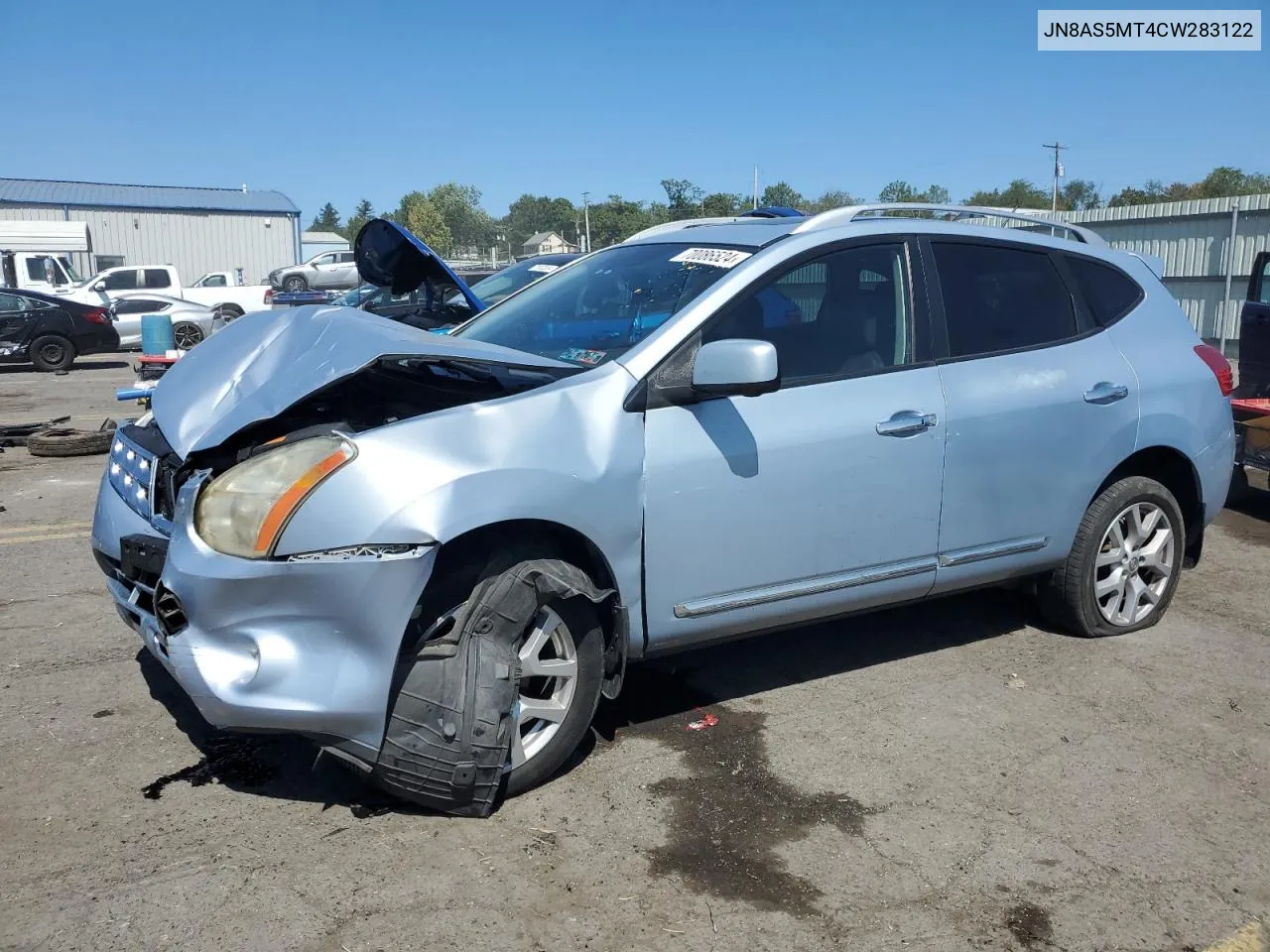 2012 Nissan Rogue S VIN: JN8AS5MT4CW283122 Lot: 70086524