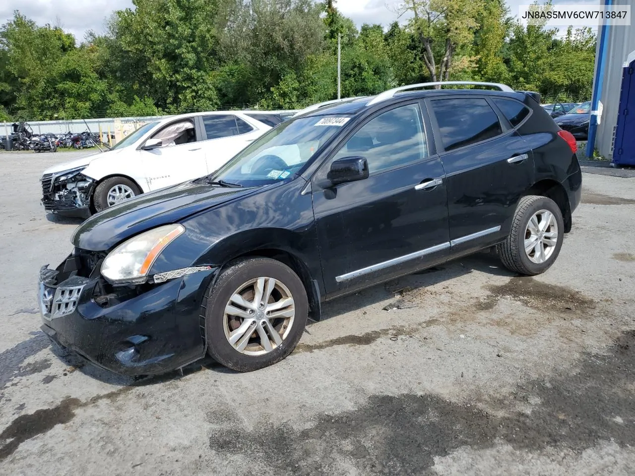 2012 Nissan Rogue S VIN: JN8AS5MV6CW713847 Lot: 70097344