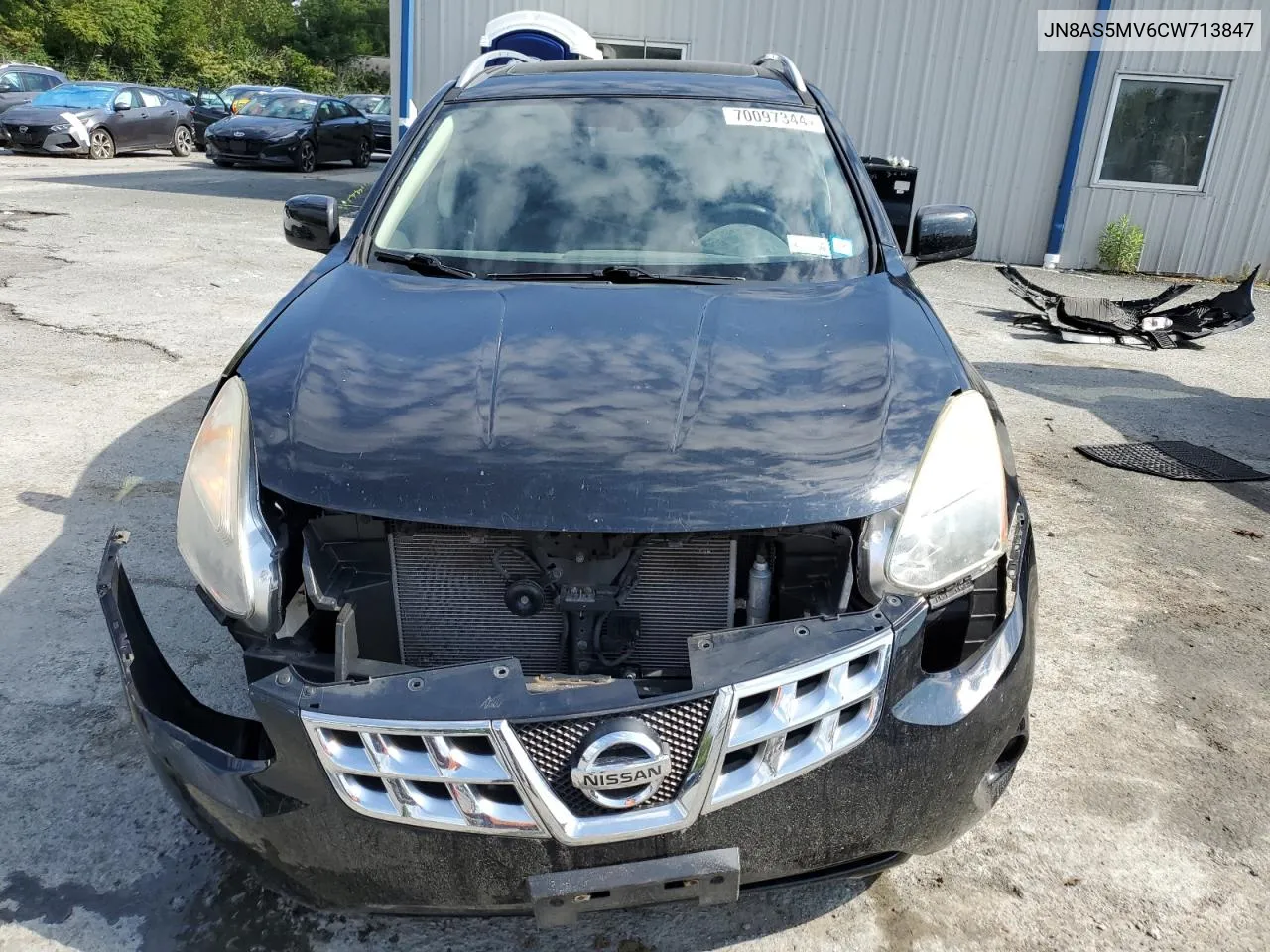 2012 Nissan Rogue S VIN: JN8AS5MV6CW713847 Lot: 70097344