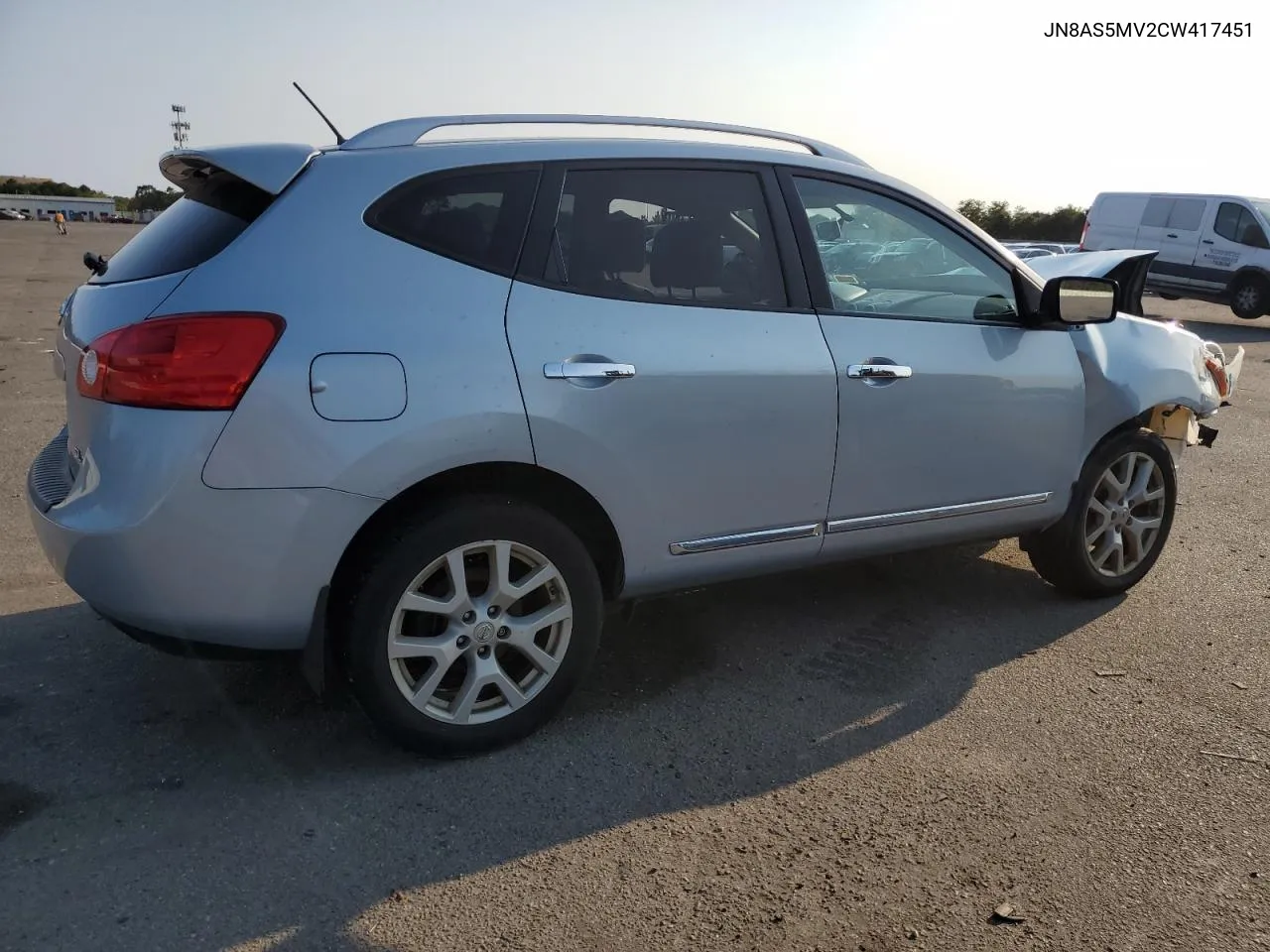 2012 Nissan Rogue S VIN: JN8AS5MV2CW417451 Lot: 70340654