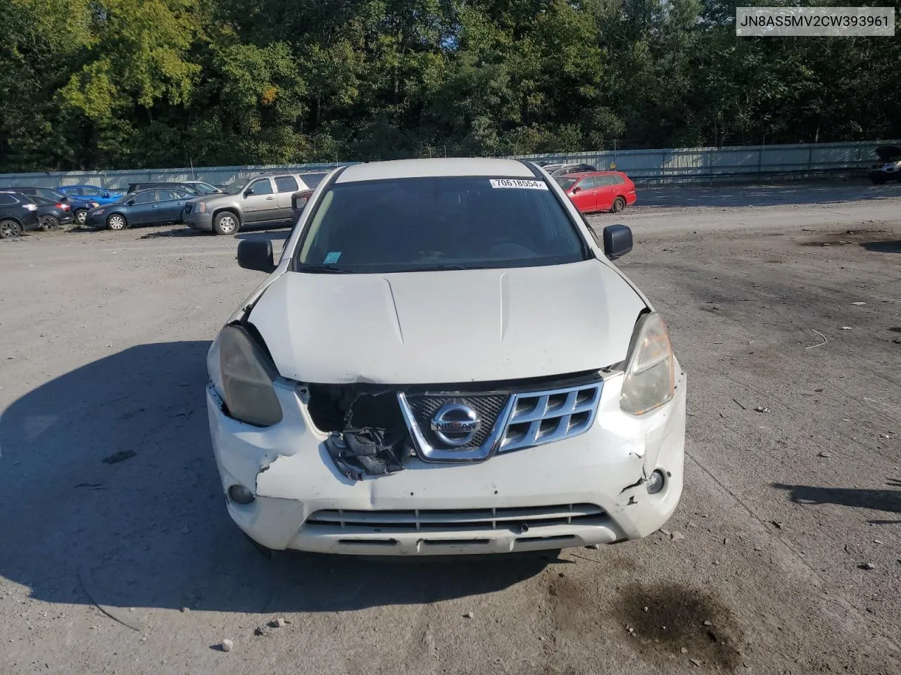 2012 Nissan Rogue S VIN: JN8AS5MV2CW393961 Lot: 70618554