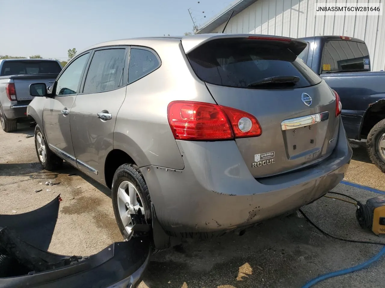 2012 Nissan Rogue S VIN: JN8AS5MT6CW281646 Lot: 70654134