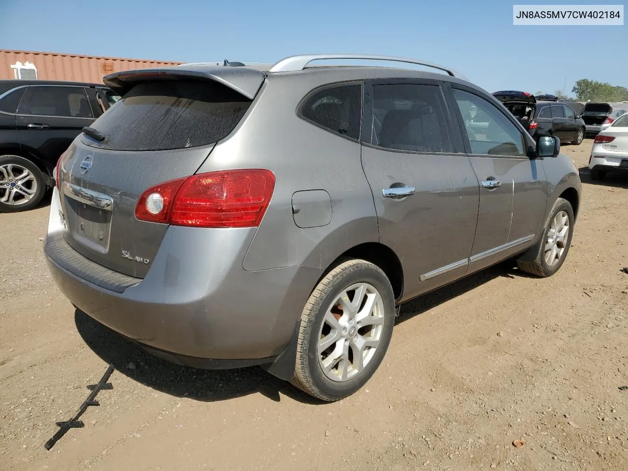 2012 Nissan Rogue S VIN: JN8AS5MV7CW402184 Lot: 70671584