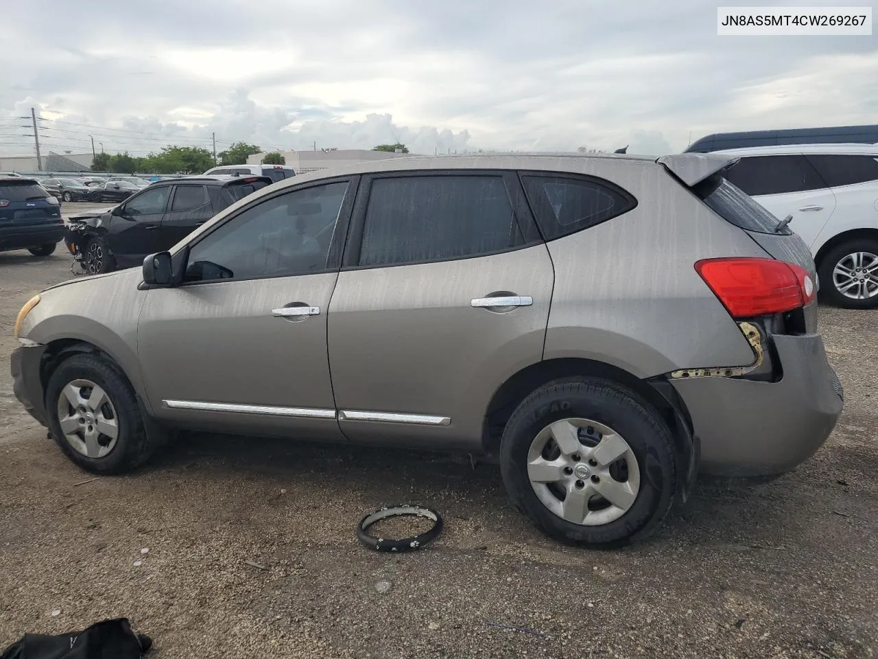 2012 Nissan Rogue S VIN: JN8AS5MT4CW269267 Lot: 70684274