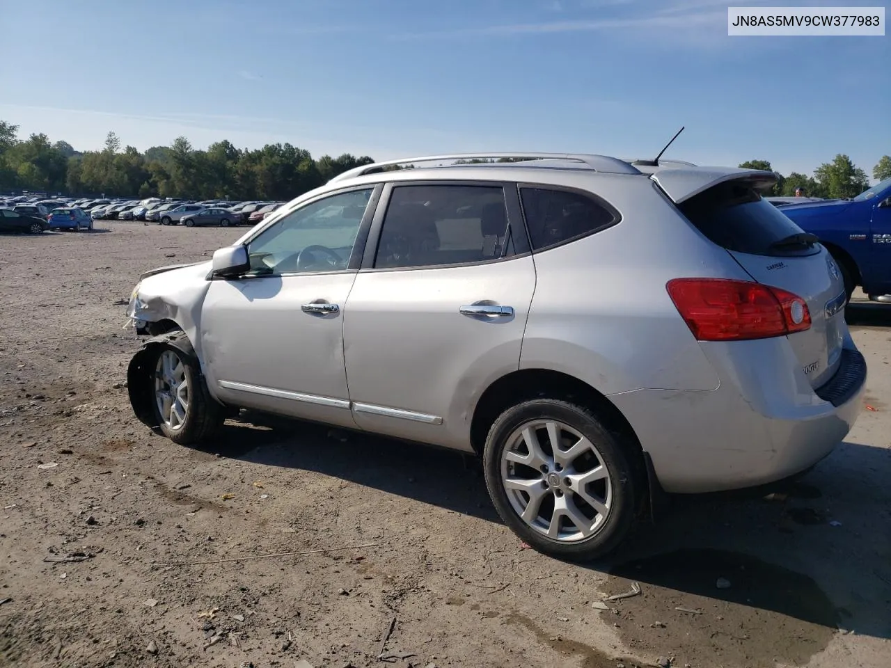 2012 Nissan Rogue S VIN: JN8AS5MV9CW377983 Lot: 71614534