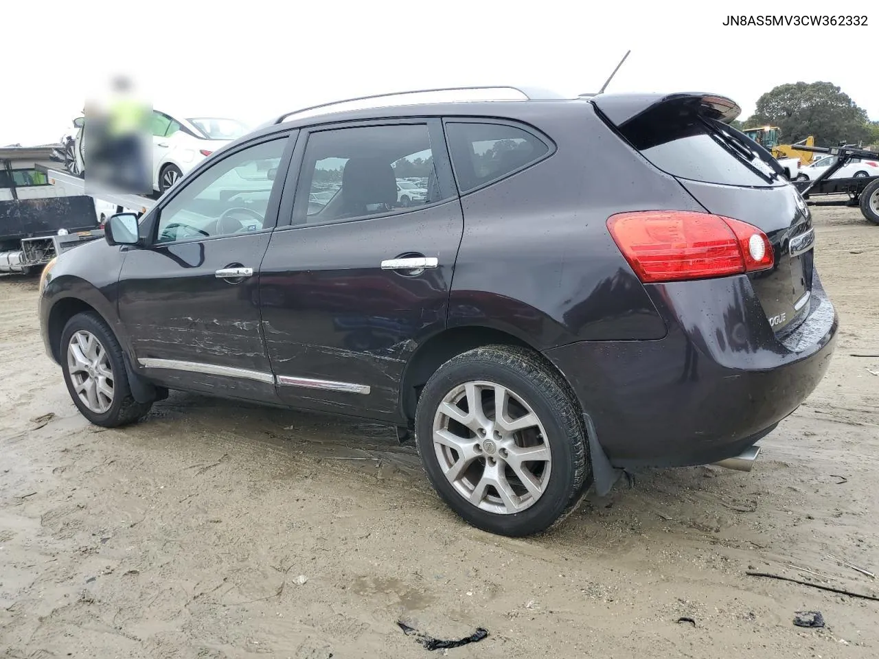 2012 Nissan Rogue S VIN: JN8AS5MV3CW362332 Lot: 71957984