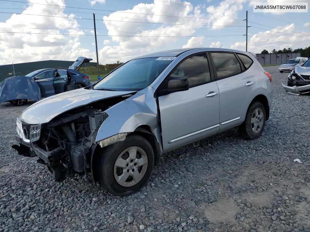 2012 Nissan Rogue S VIN: JN8AS5MT8CW607088 Lot: 72016114