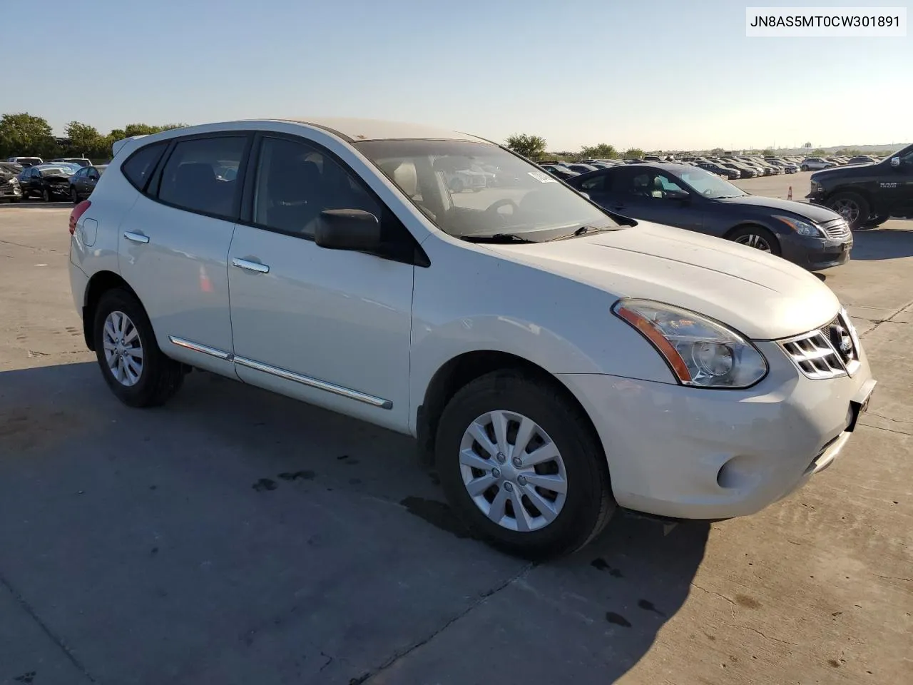 2012 Nissan Rogue S VIN: JN8AS5MT0CW301891 Lot: 72040694