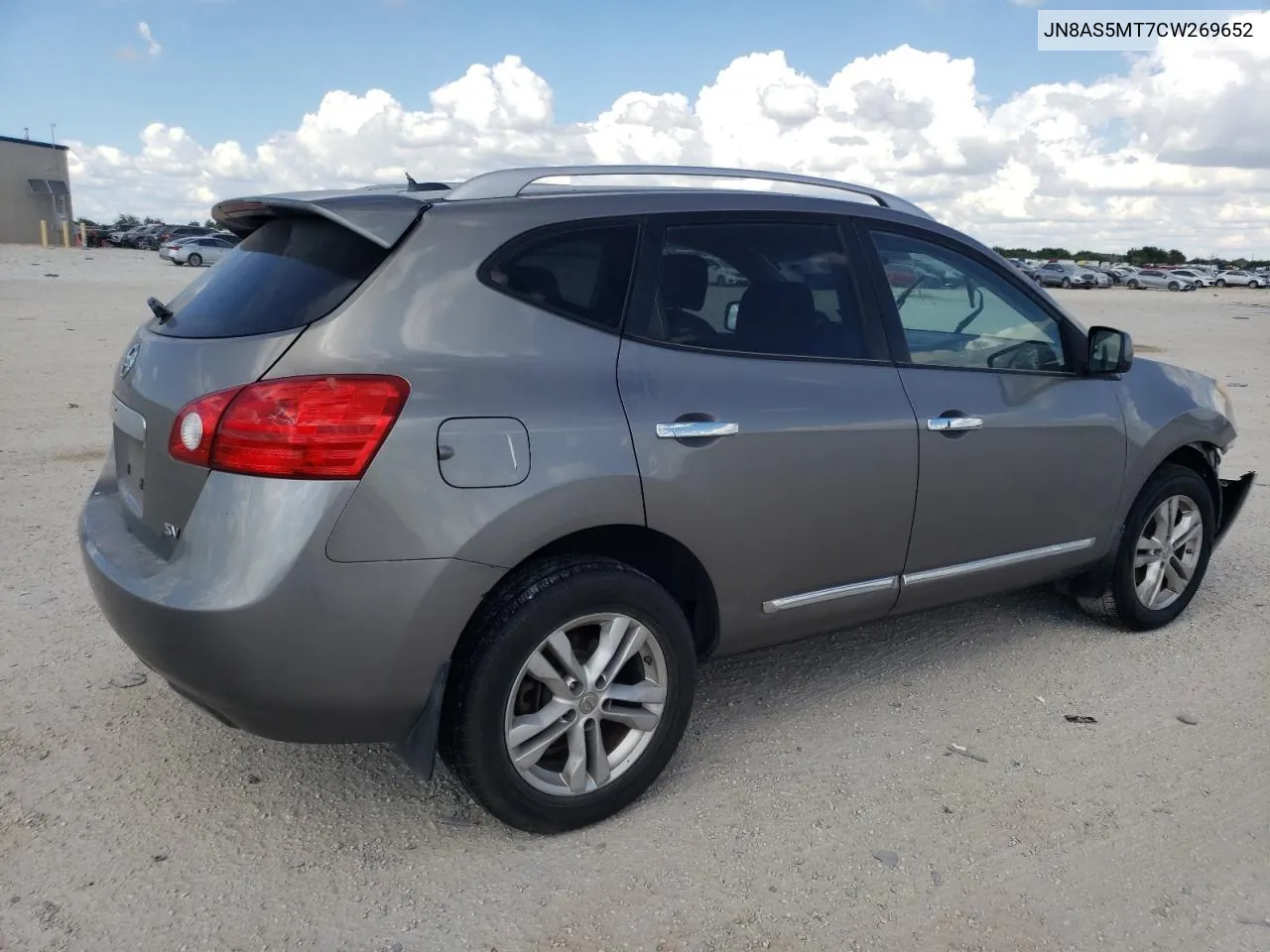 2012 Nissan Rogue S VIN: JN8AS5MT7CW269652 Lot: 72070604