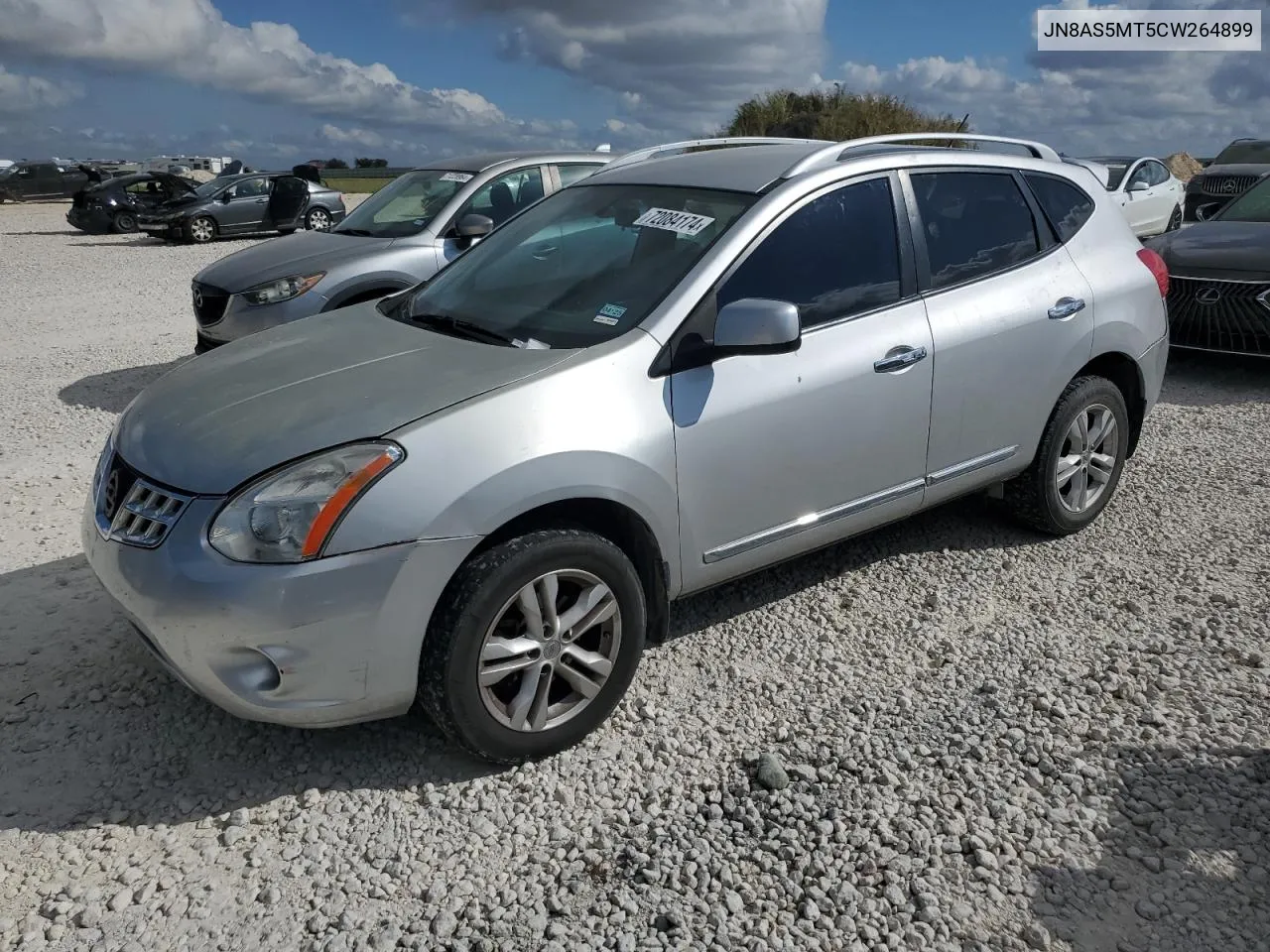 2012 Nissan Rogue S VIN: JN8AS5MT5CW264899 Lot: 72084174