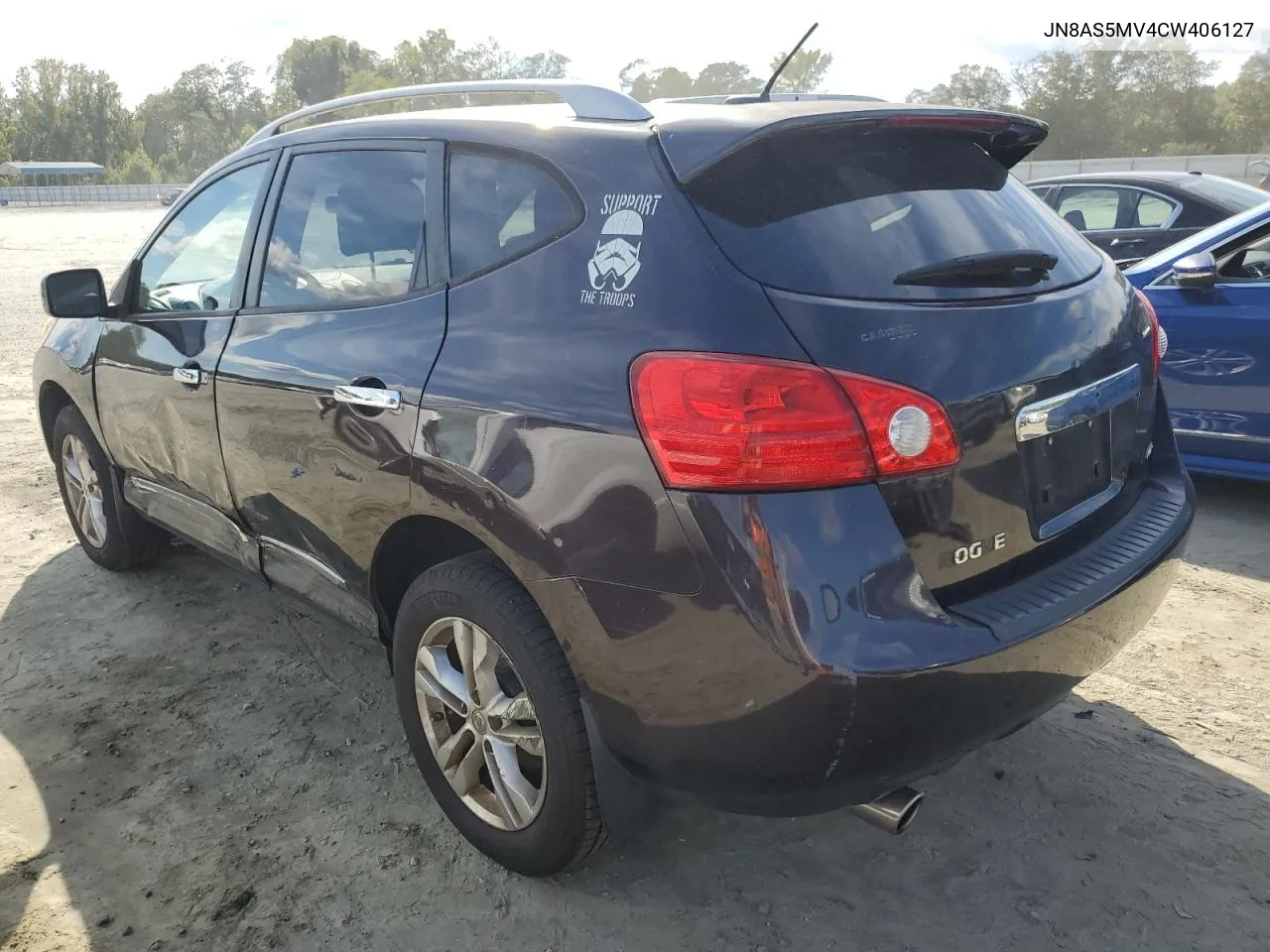 2012 Nissan Rogue S VIN: JN8AS5MV4CW406127 Lot: 72248984