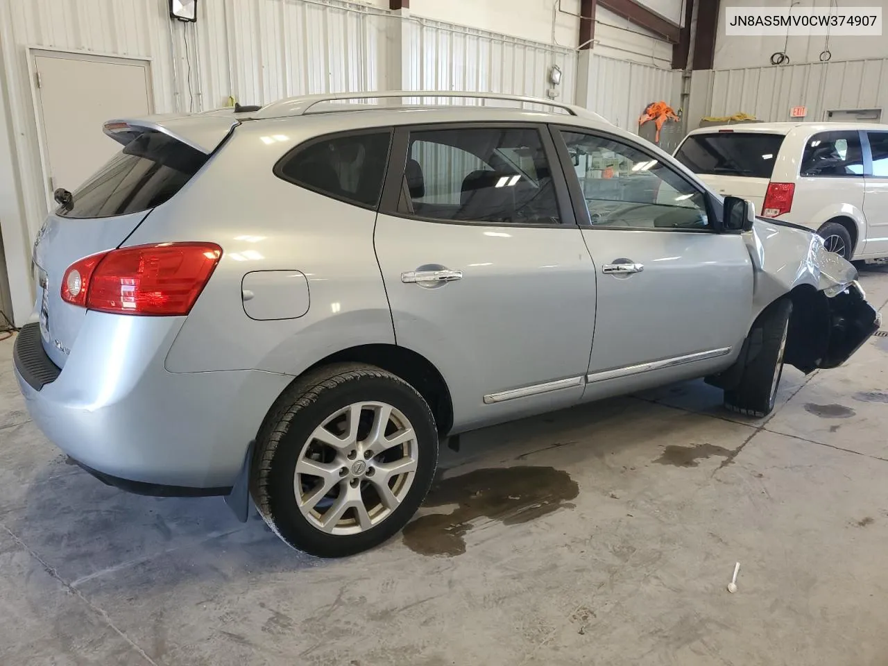 2012 Nissan Rogue S VIN: JN8AS5MV0CW374907 Lot: 72333224