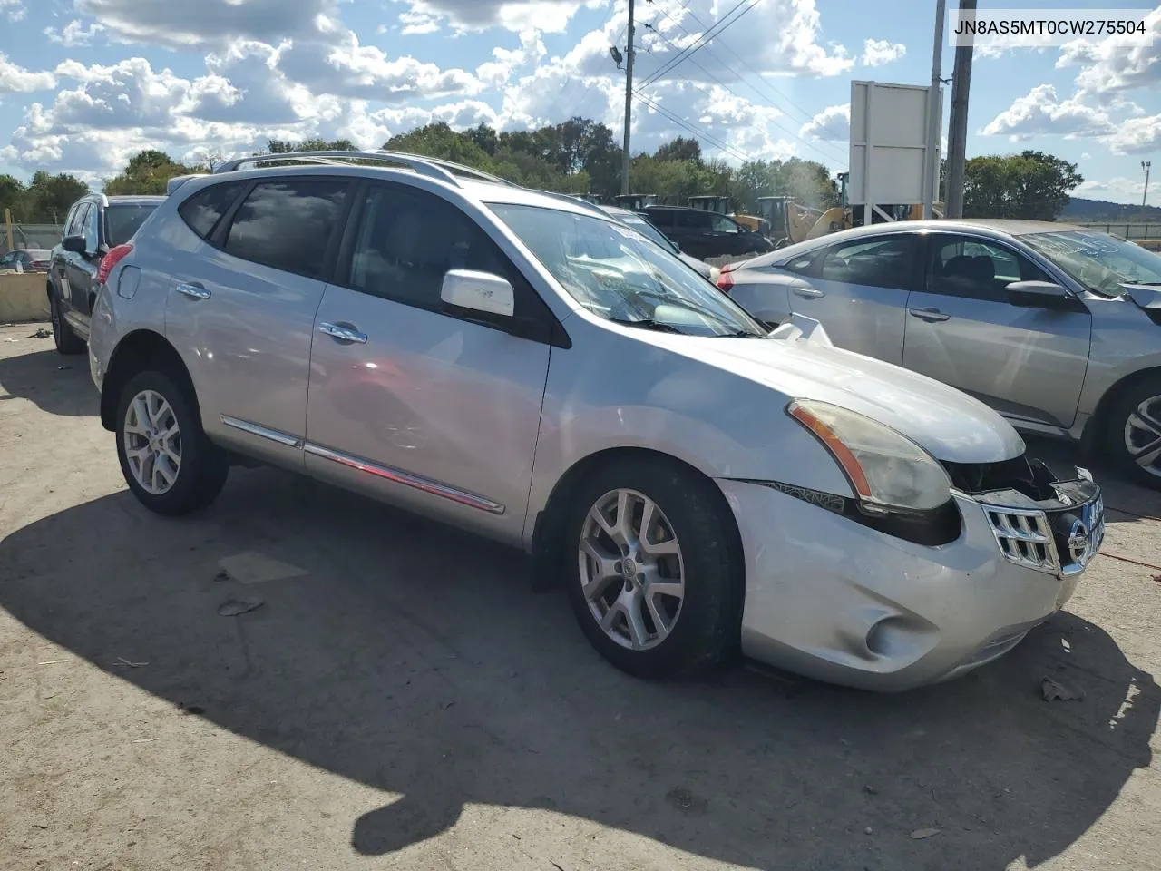 2012 Nissan Rogue S VIN: JN8AS5MT0CW275504 Lot: 72394724