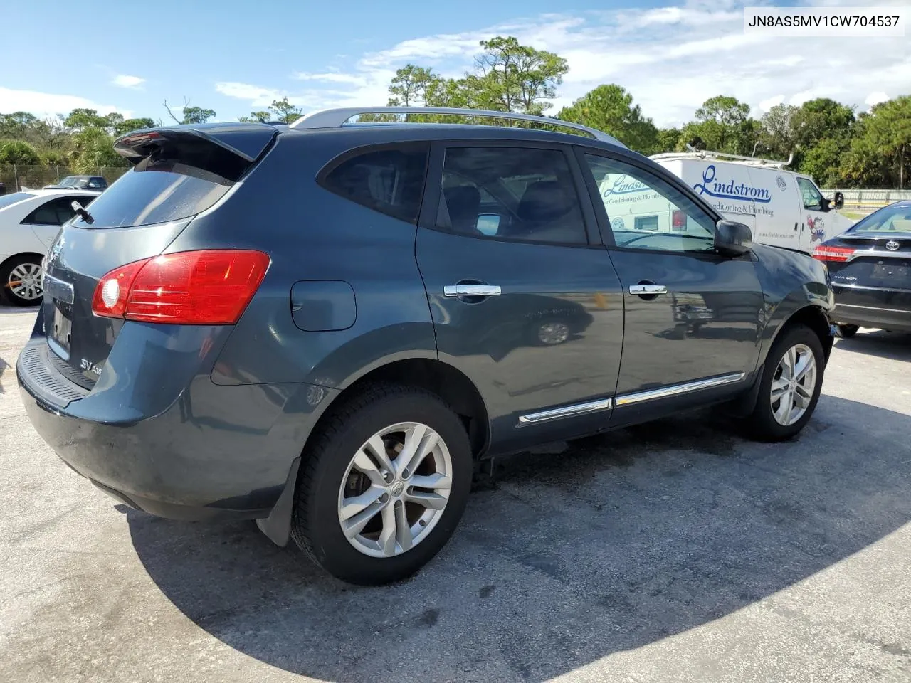 2012 Nissan Rogue S VIN: JN8AS5MV1CW704537 Lot: 72627484