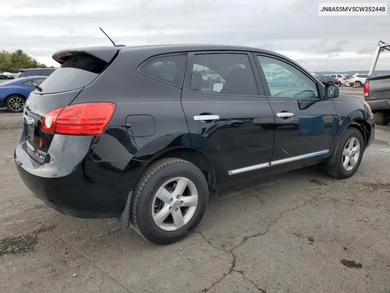 2012 Nissan Rogue S VIN: JN8AS5MV5CW352448 Lot: 72658054