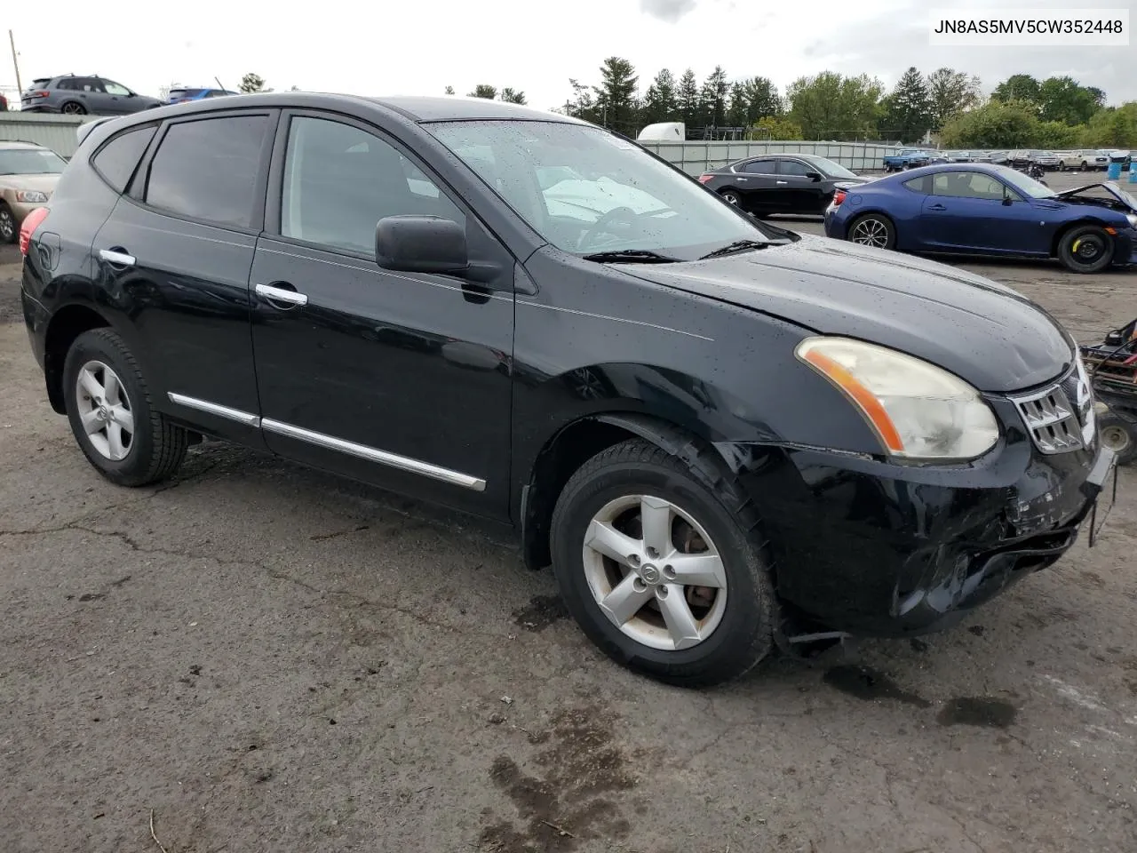 2012 Nissan Rogue S VIN: JN8AS5MV5CW352448 Lot: 72658054